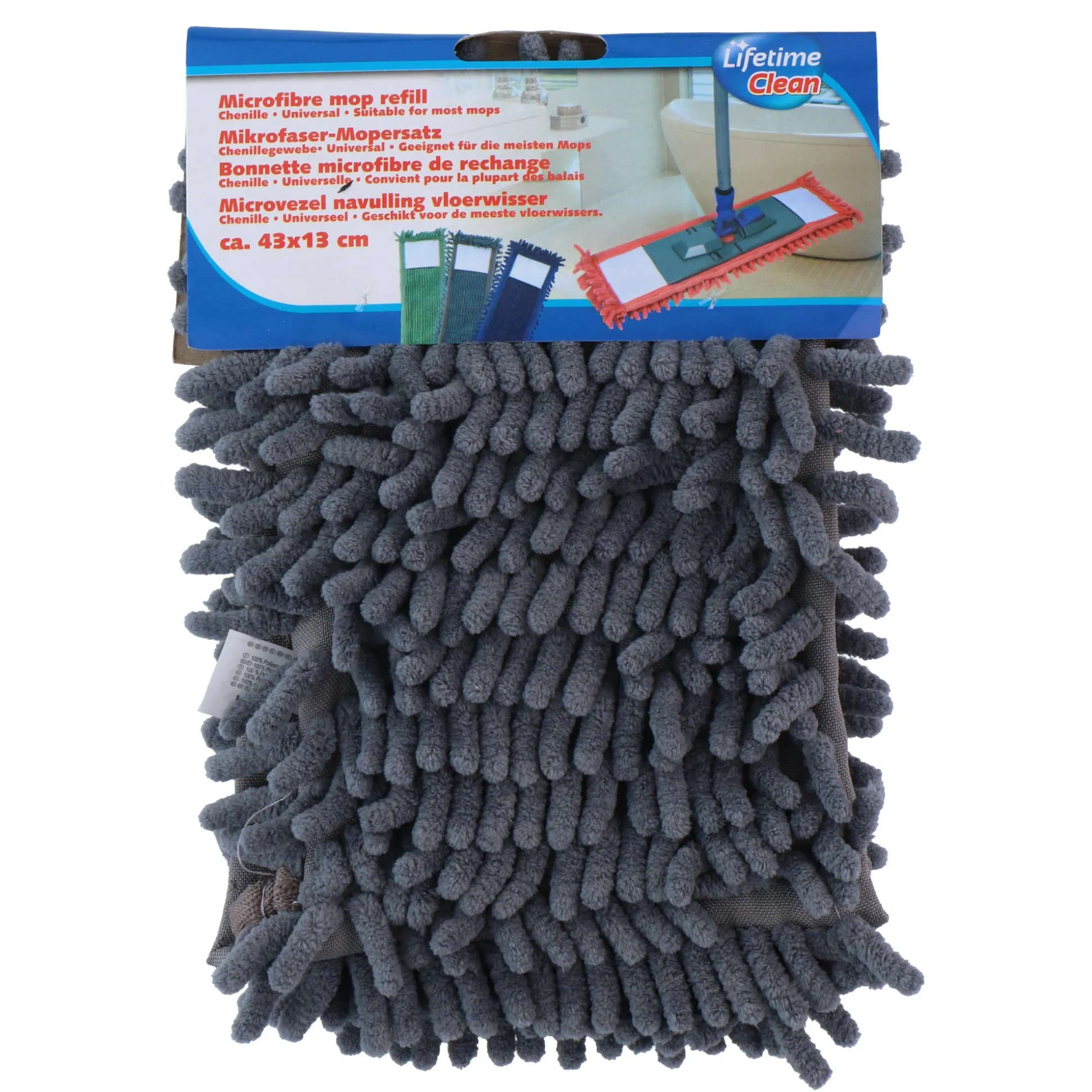 Vloermop navul 43x13cm
