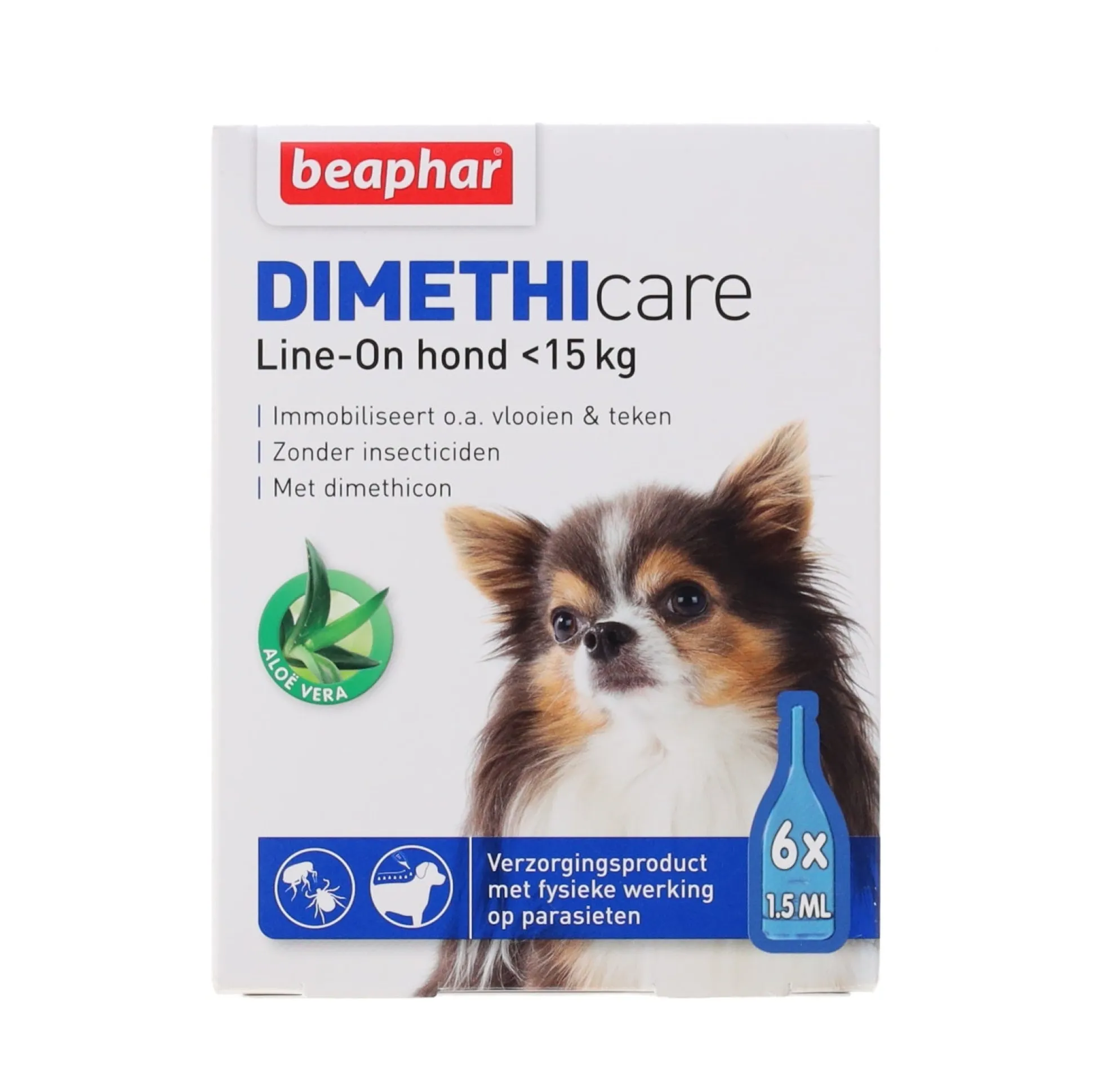 Vlooiendr hond dimethicare 15kg