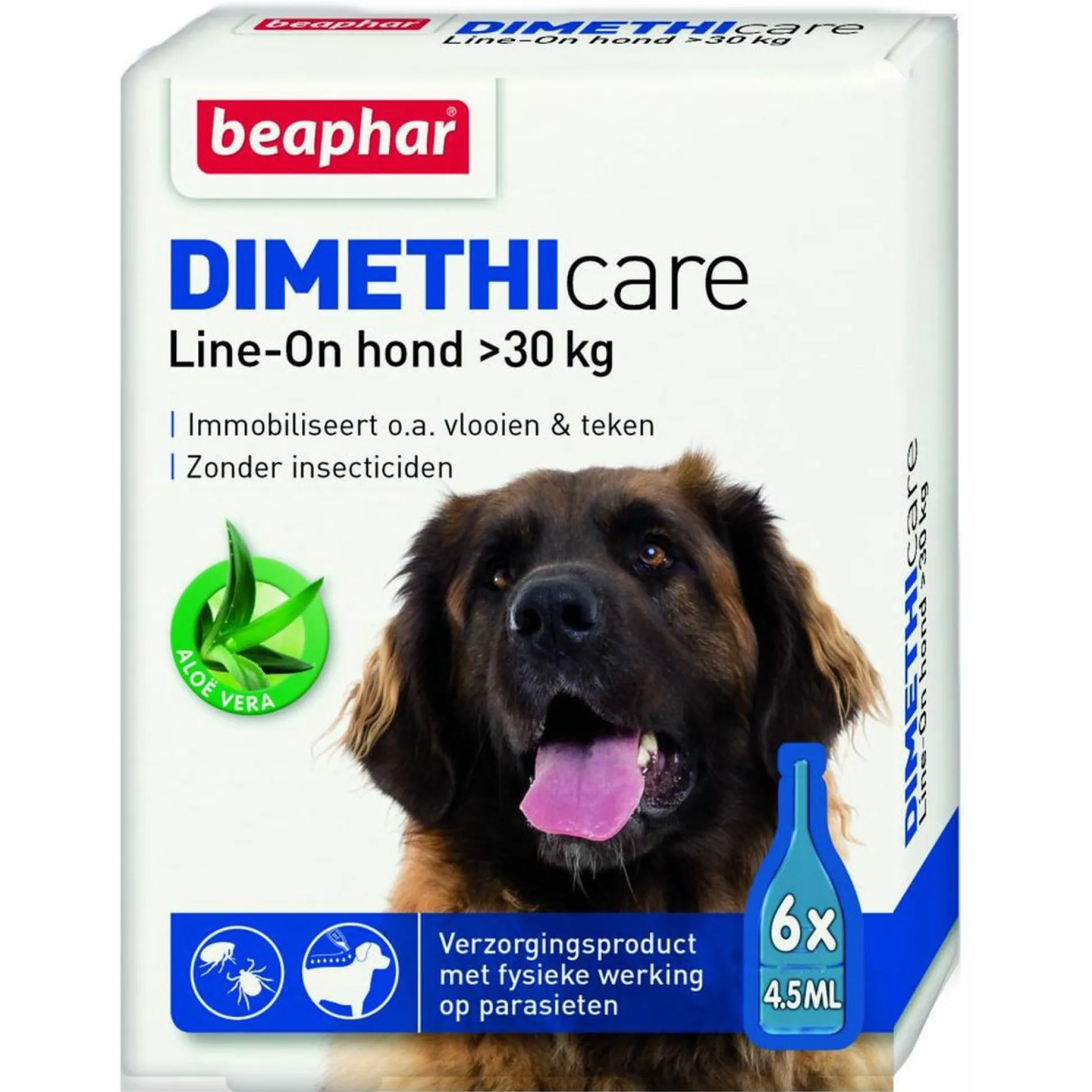 Vlooiendr hond dimethicare 30kg