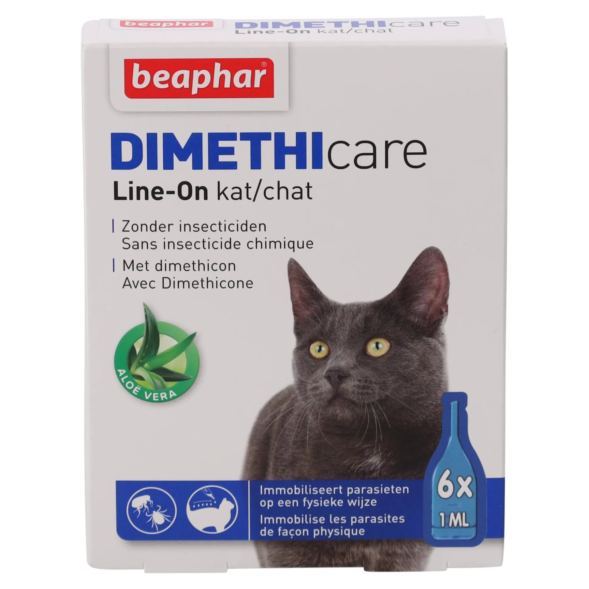 Vlooiendruppel kat dimethicare
