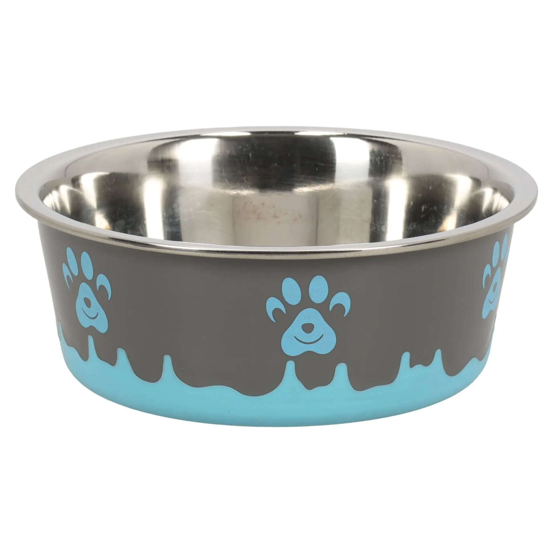 Voederbak 17cm Splash blauw