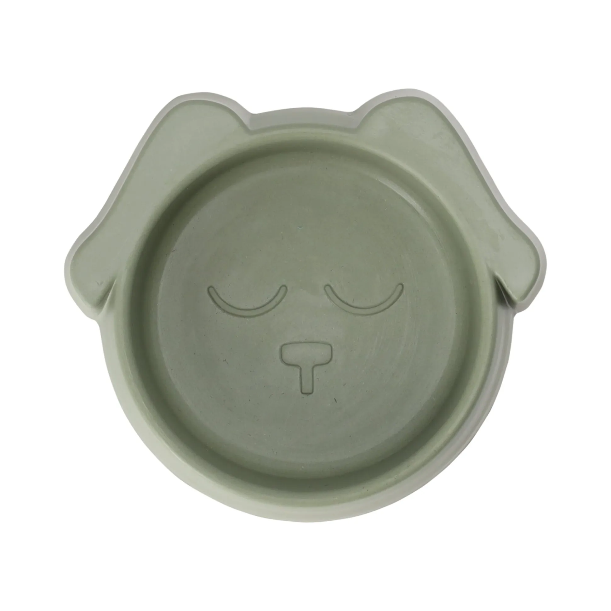 Voederbak hond 15x13cm groen