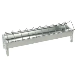 Voederbak kip metaal 50 cm