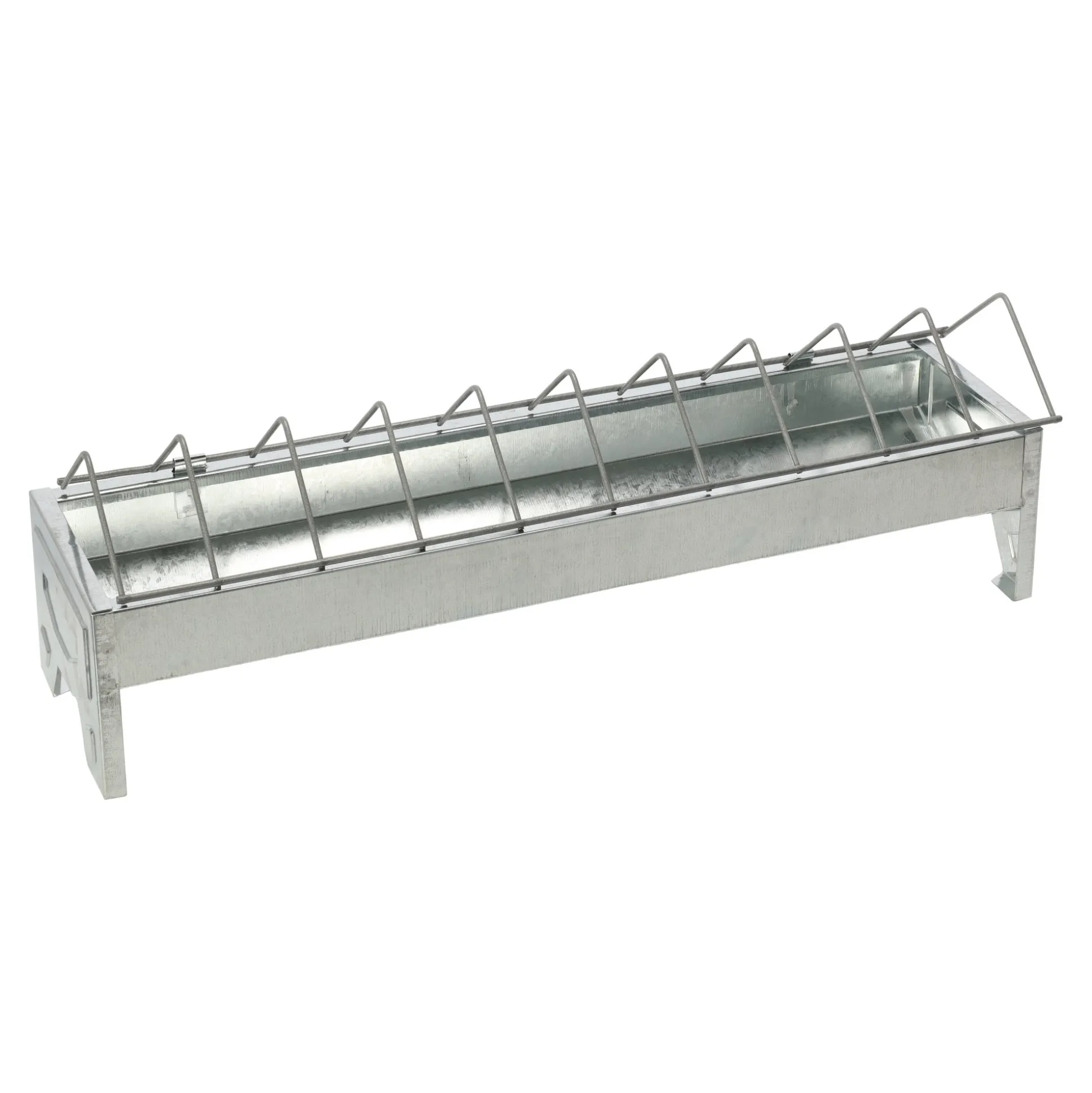 Voederbak kip metaal 50 cm