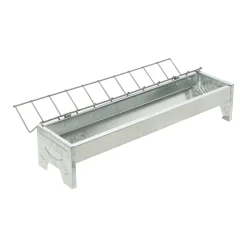 Voederbak kip metaal 50 cm