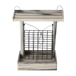 Voederblokh Darcy wit/grijs 21x18,5x26,5cm