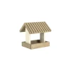 Voederhuis hang 23cm wit/taupe