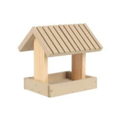 Voederhuis hang 23x19cm naturel/beige