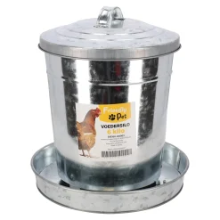 Voedersilo metaal 6 kg
