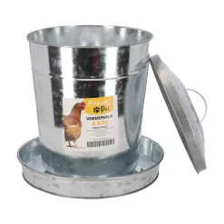 Voedersilo metaal 6 kg