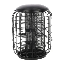 Voedersilo metaal zwart 3-in-1