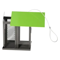 Voedersilo Yrsa zaden+noten metaal grijs/groen