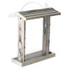 Voedersilo zaden Jony wit/grijs 26x13,5x28,7cm
