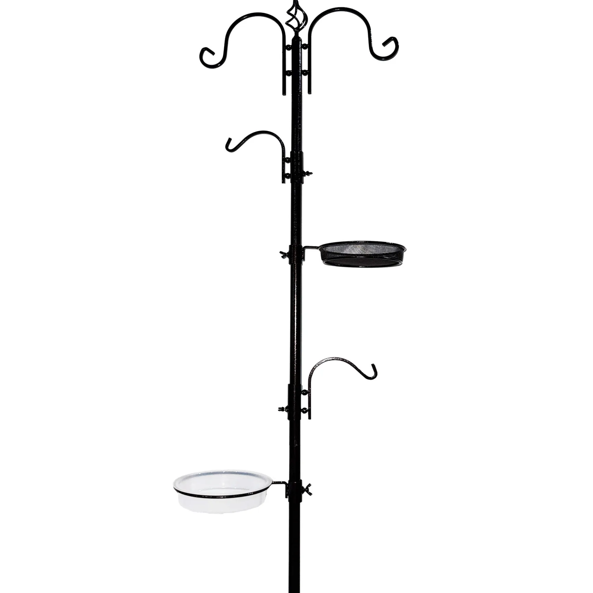 Voederstation metaal 220 cm met accessoires
