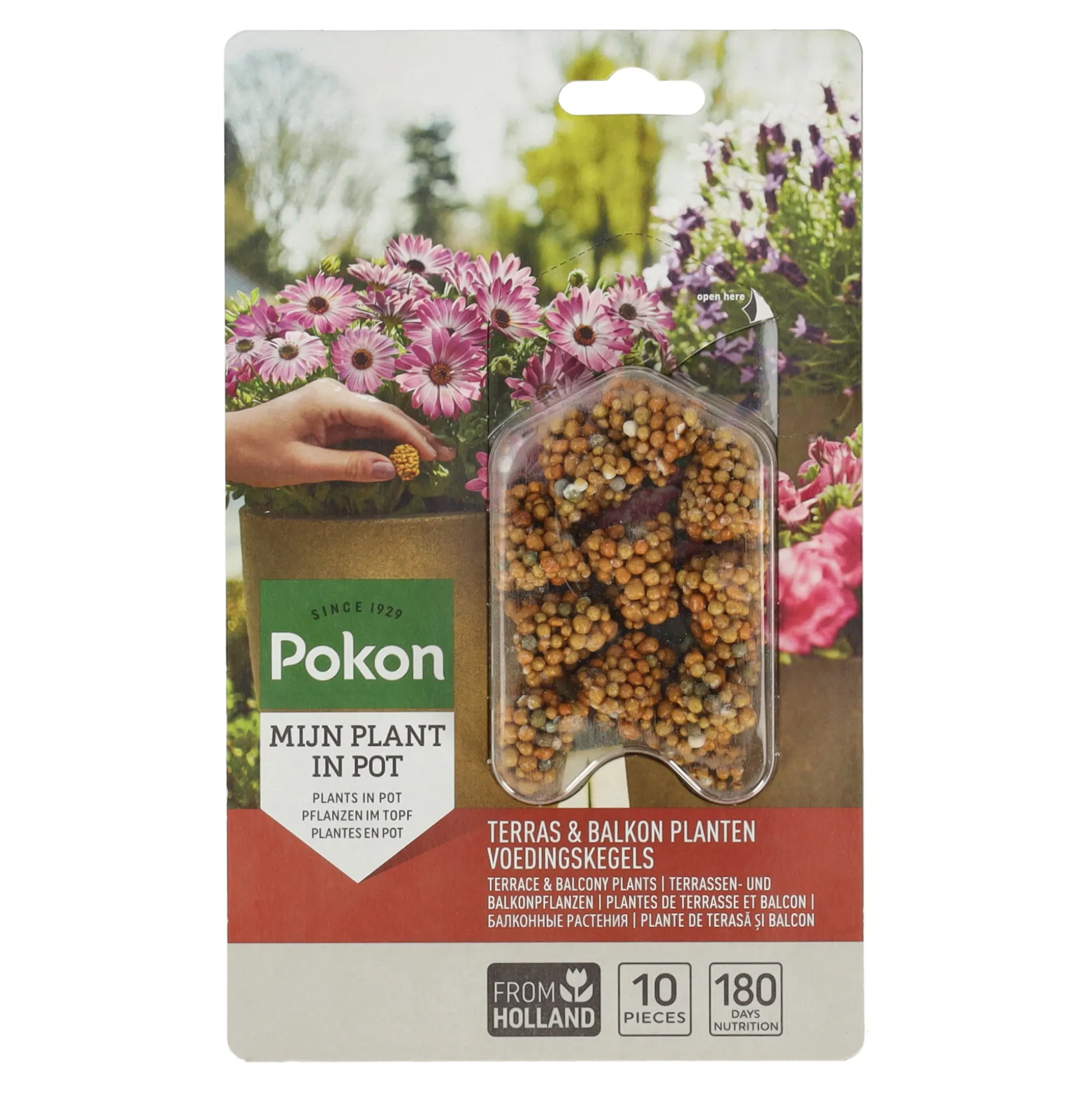 Voedingskegels terras + balkon 10st Pokon