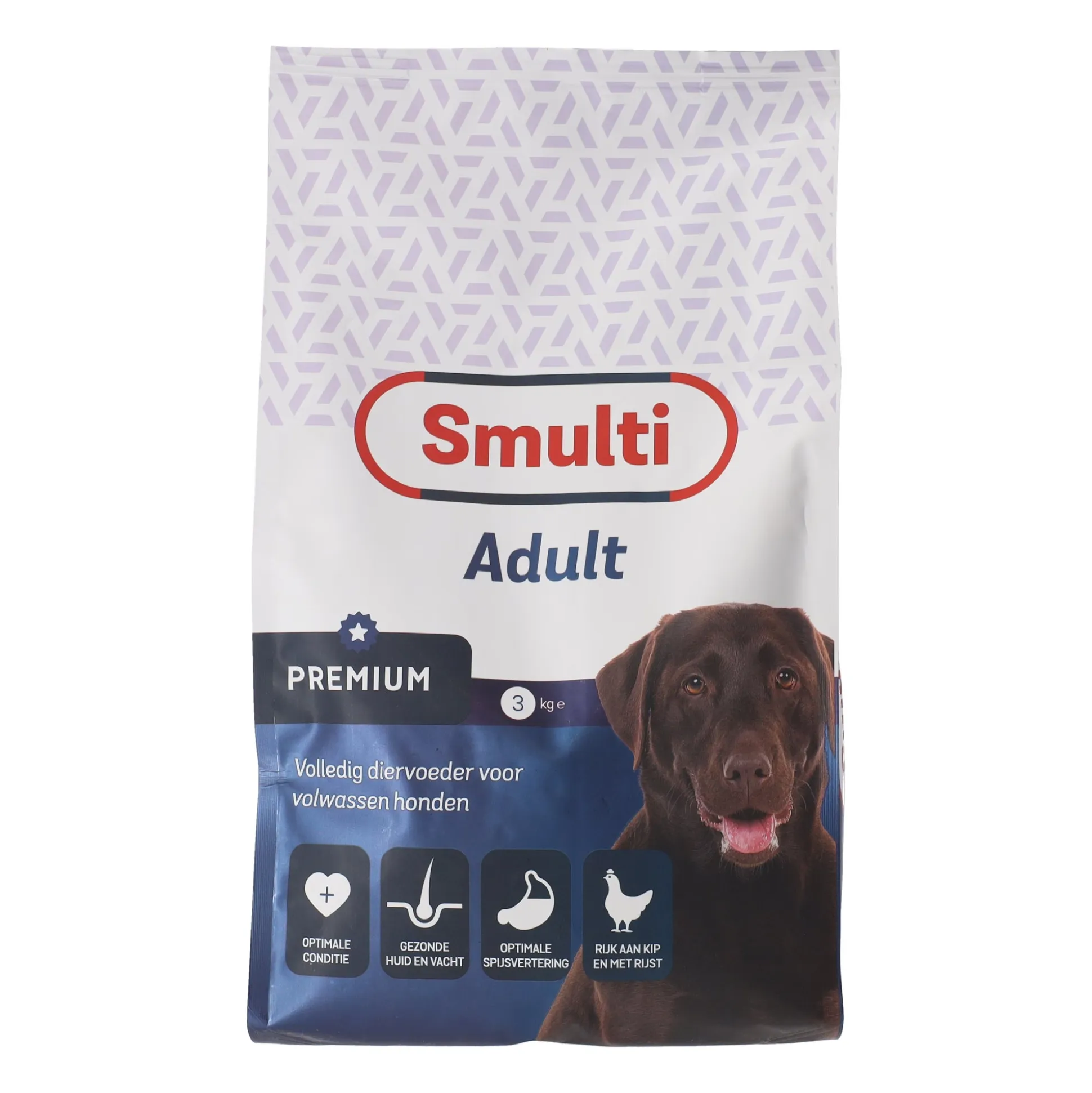 Voer hond Premium adult 3 kg Smulti