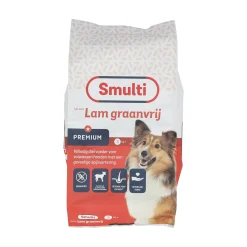 Voer hond Premium graanvrij lam 3kg Smulti