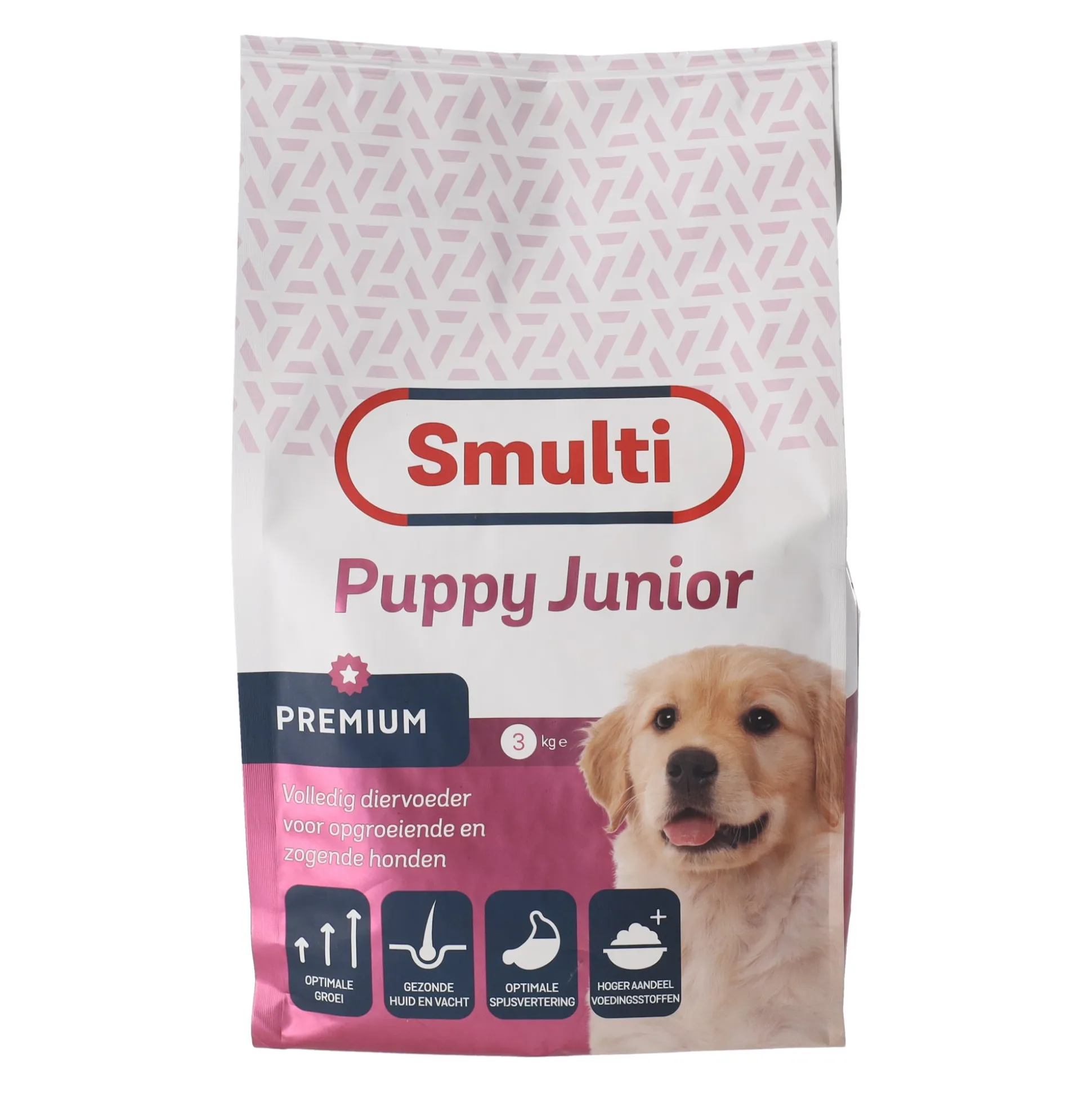 Voer hond Premium Puppy 3kg Smulti