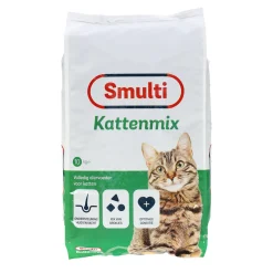 Voer kat mix 10kg Smulti