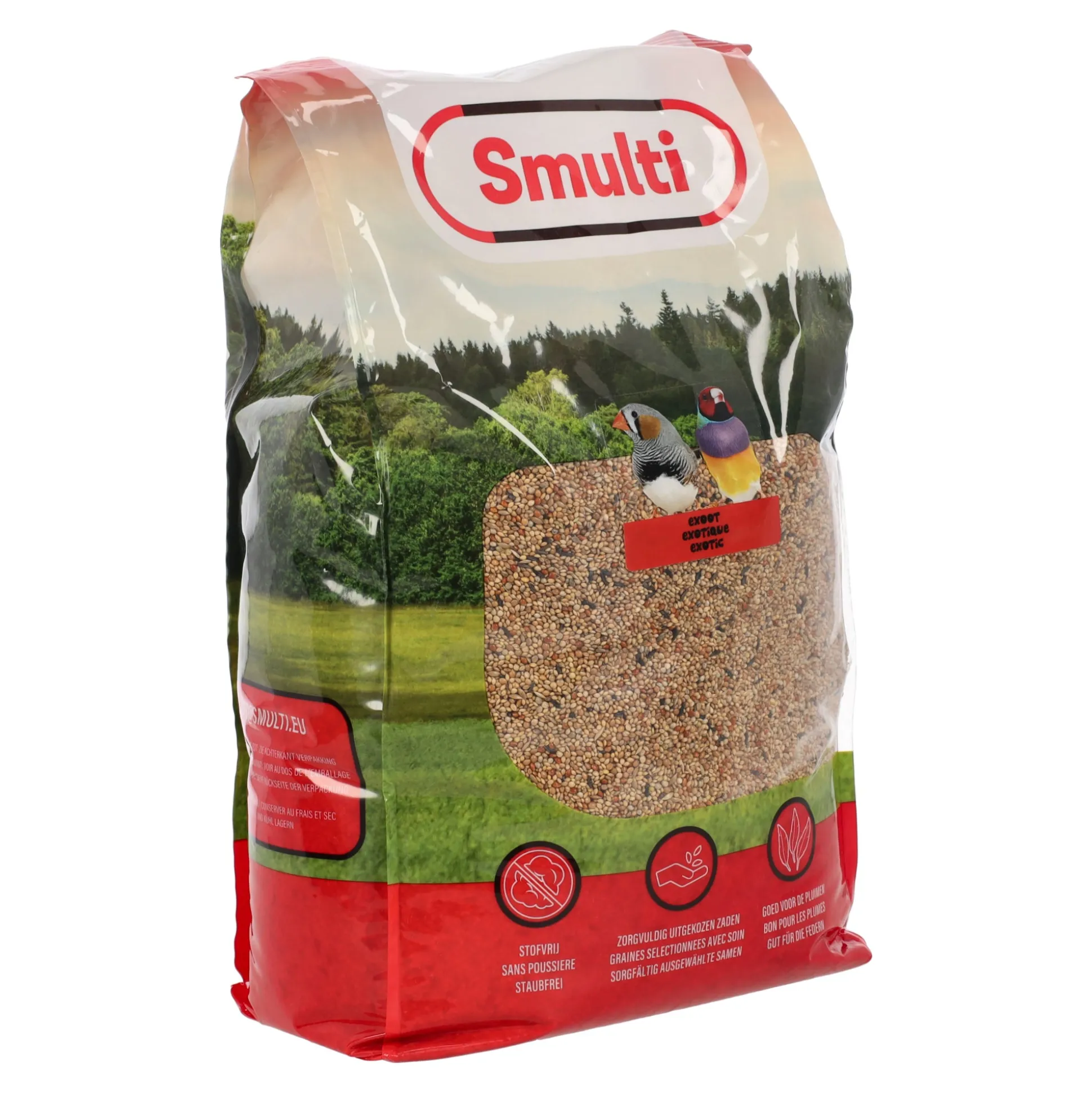Voer vogel tropisch 5kg Smulti