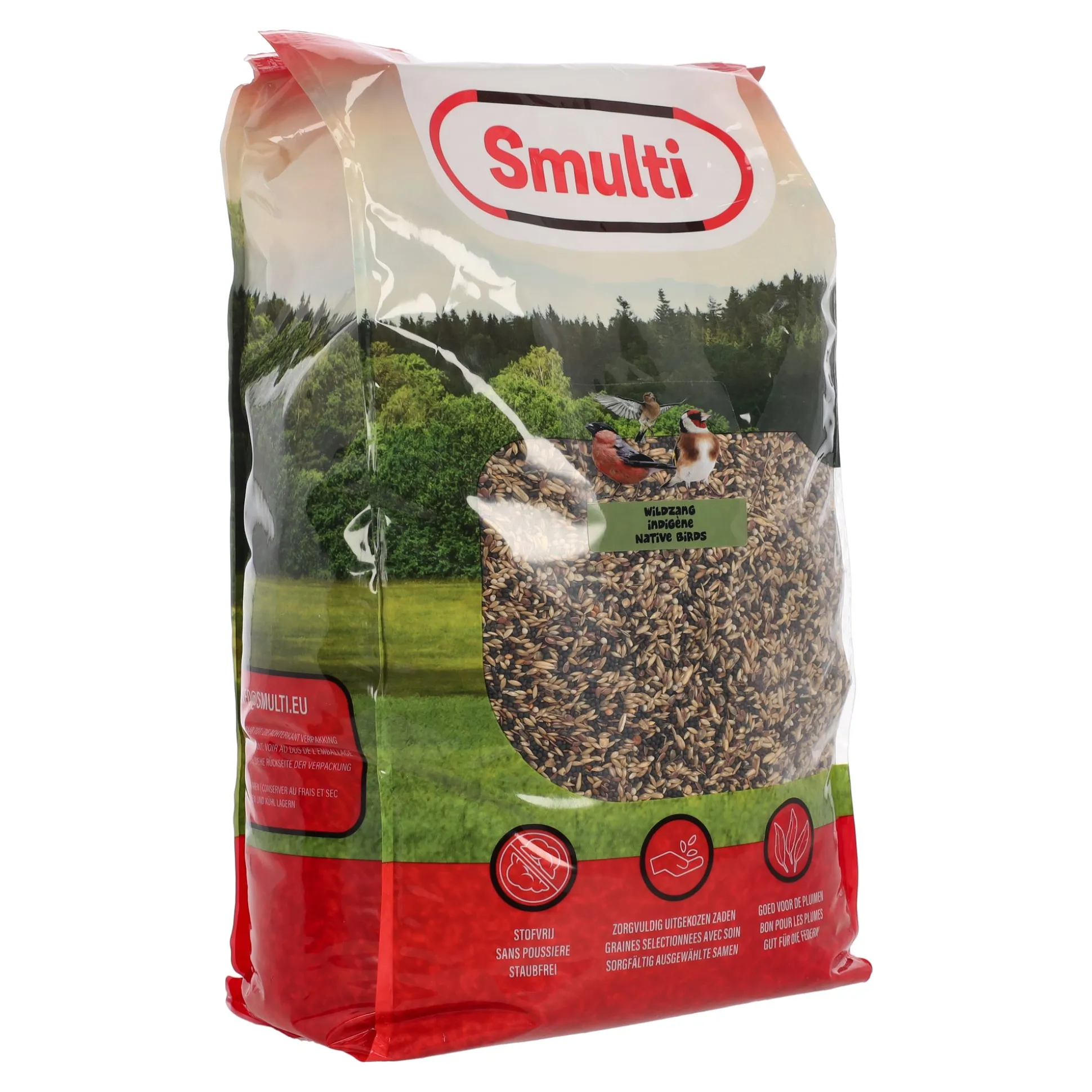 Voer vogel wildzang 5kg Smulti