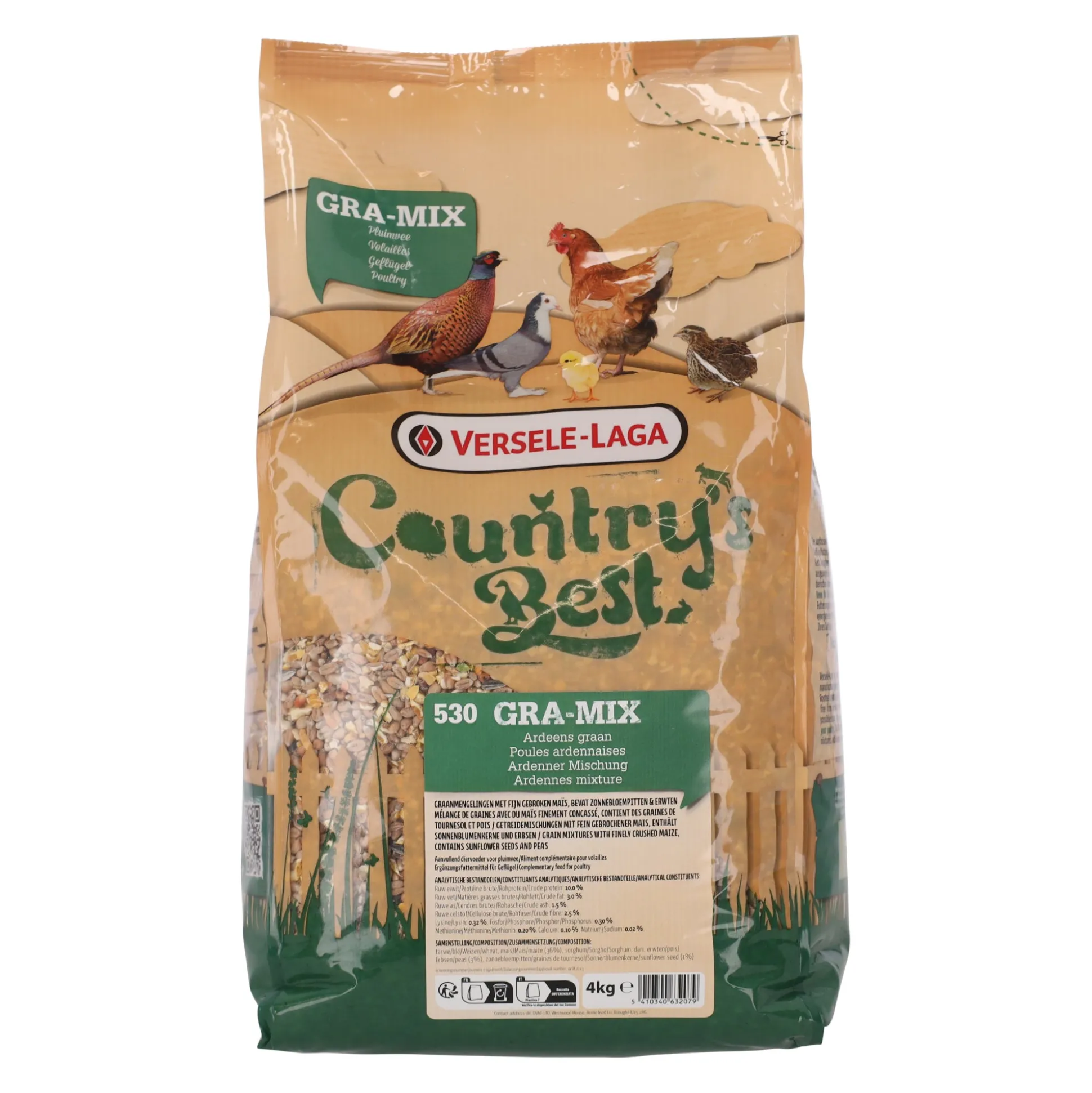 Voer voor pluimvee - Ardeens graan 4 kg
