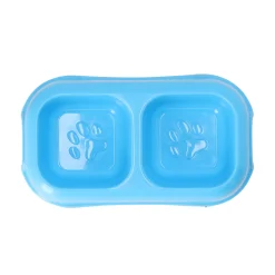 Voerbak dubbel anti slip 700ml
