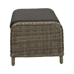 Voetenbank Olvera willow grey met kussen