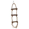 Vogel ladder+touw 3 treden 40cm