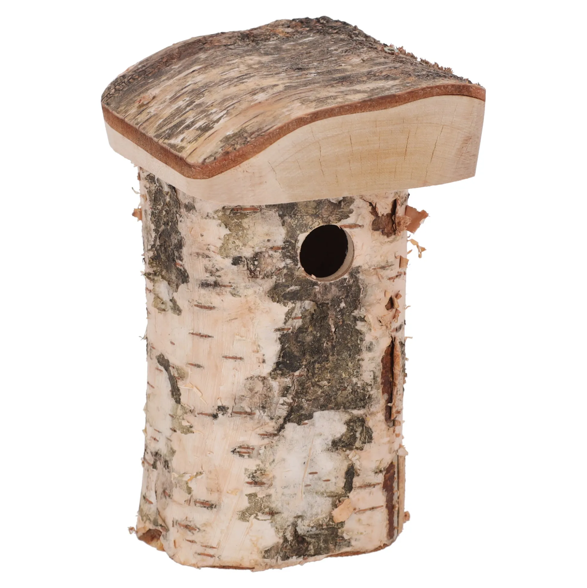 Vogelhuis berk pimpelmees