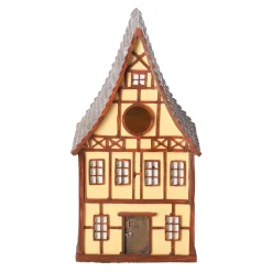 Vogelhuis vakwerkhuis 25cm assorti