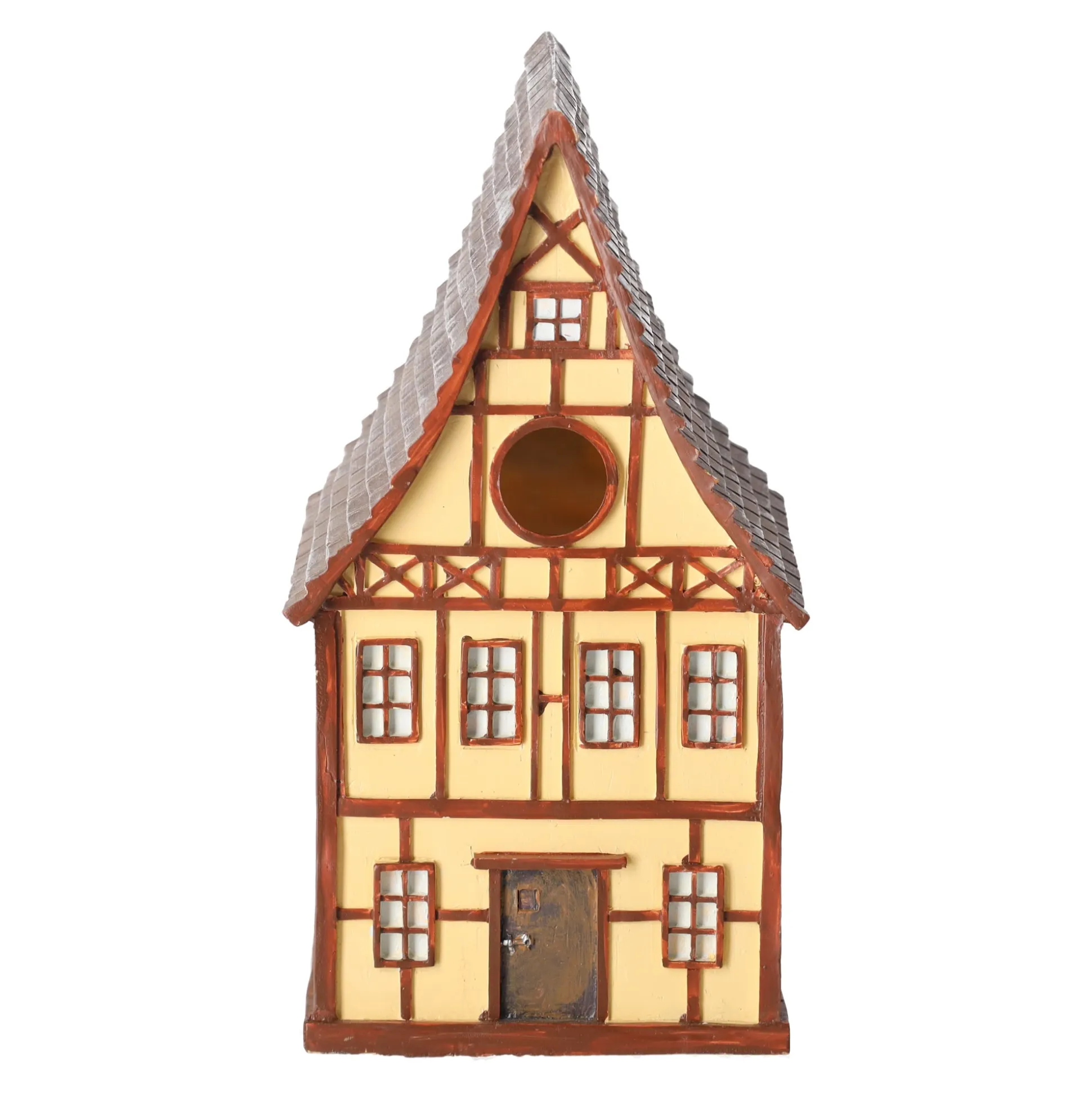 Vogelhuis vakwerkhuis 25cm assorti