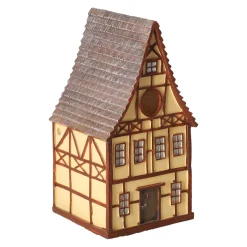 Vogelhuis vakwerkhuis 25cm assorti