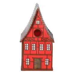 Vogelhuis vakwerkhuis 25cm assorti