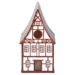 Vogelhuis vakwerkhuis 25cm assorti