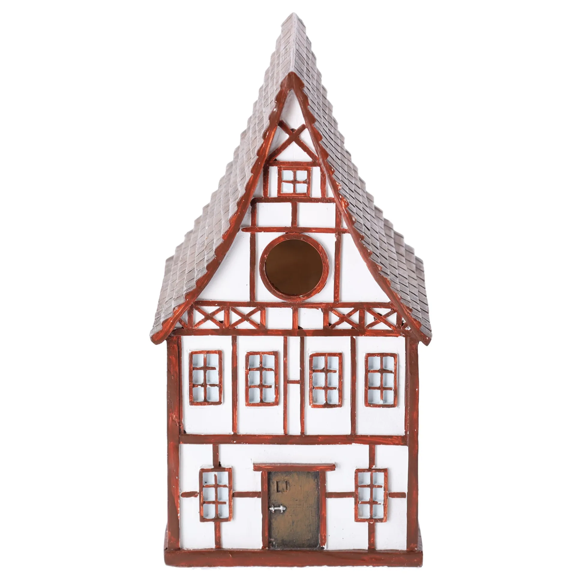 Vogelhuis vakwerkhuis 25cm assorti