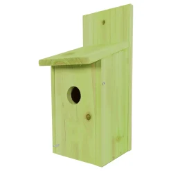 Vogelhuis 14x13x29cm groen