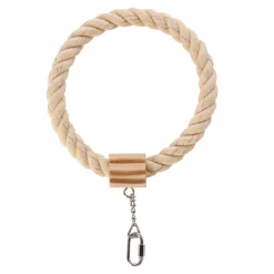 Vogelspeelgoed touw ring 18cm