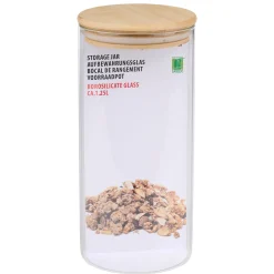 Voorraadpot glas 1,25L Alpina