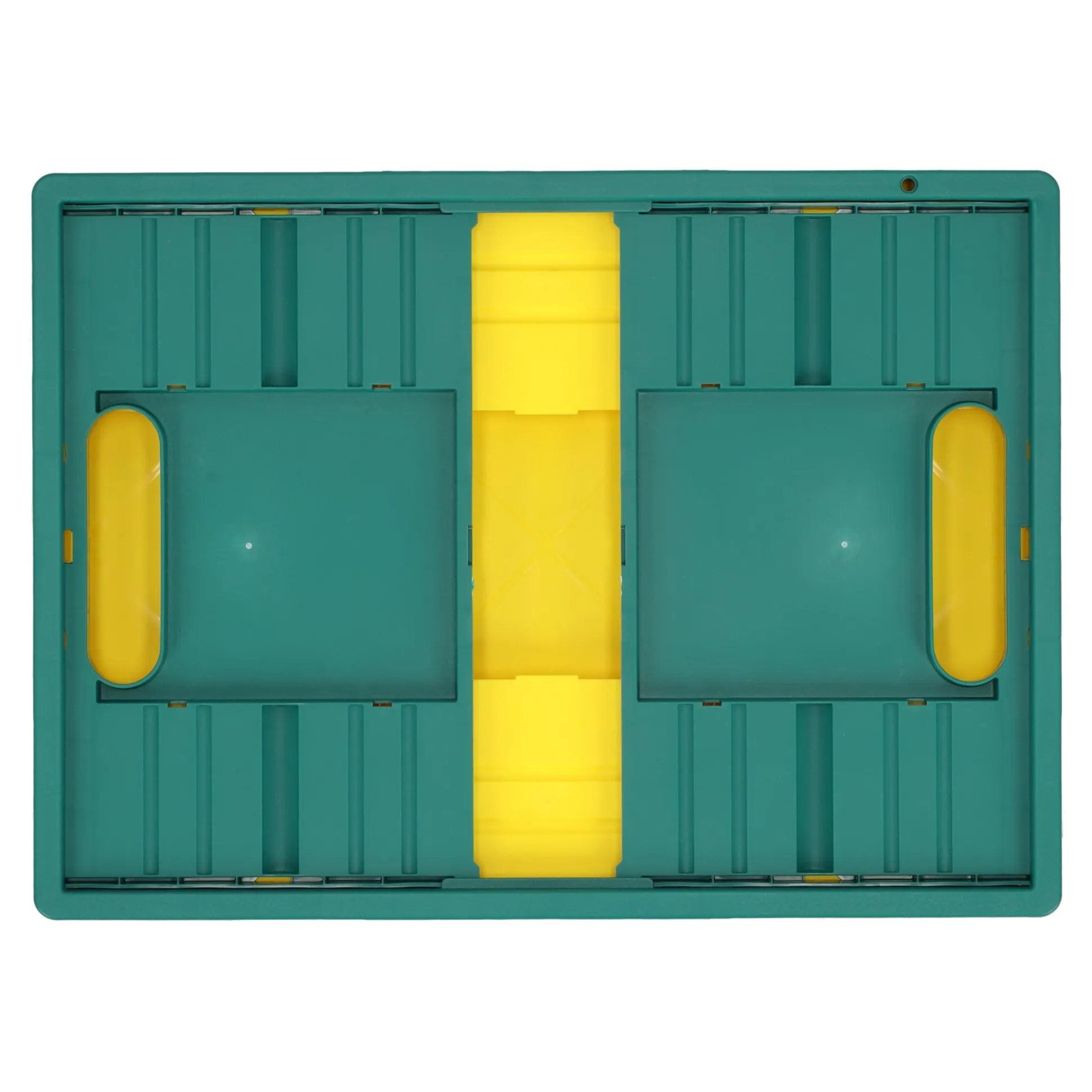 Vouwkrat 32L groen/geel VC