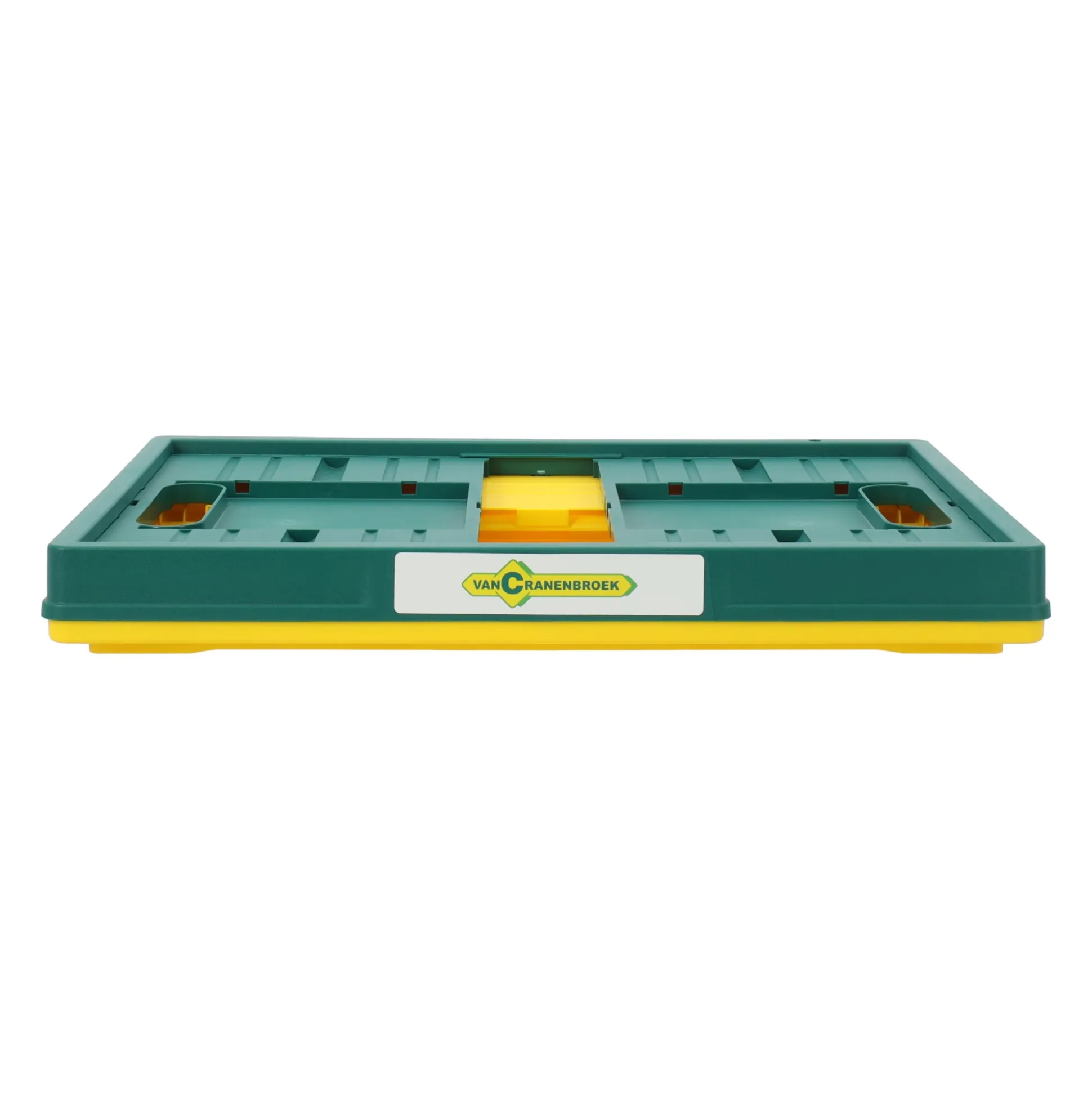 Vouwkrat 32L groen/geel VC