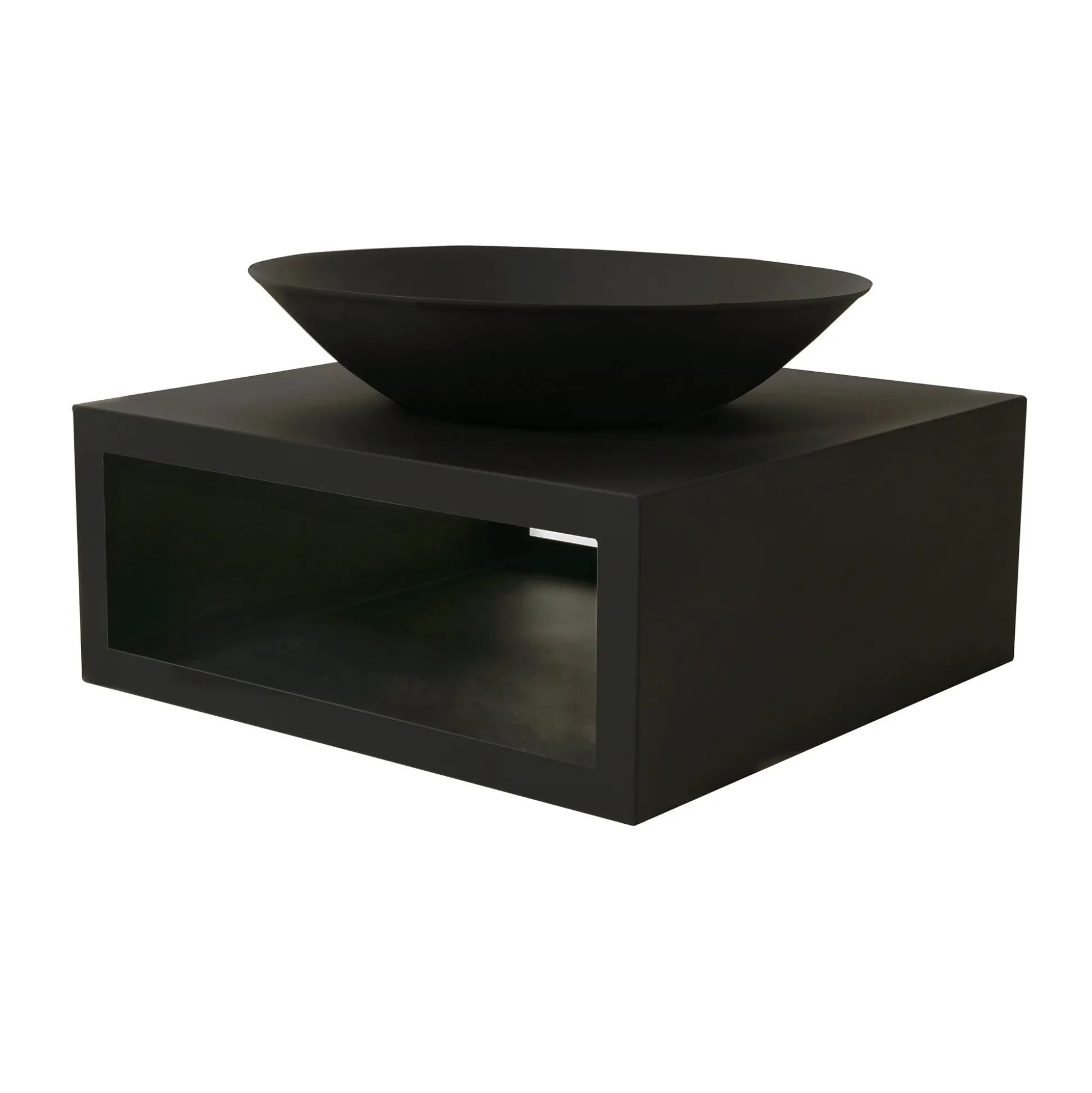 Vuurschaal met basis Hamari 49cm zwart
