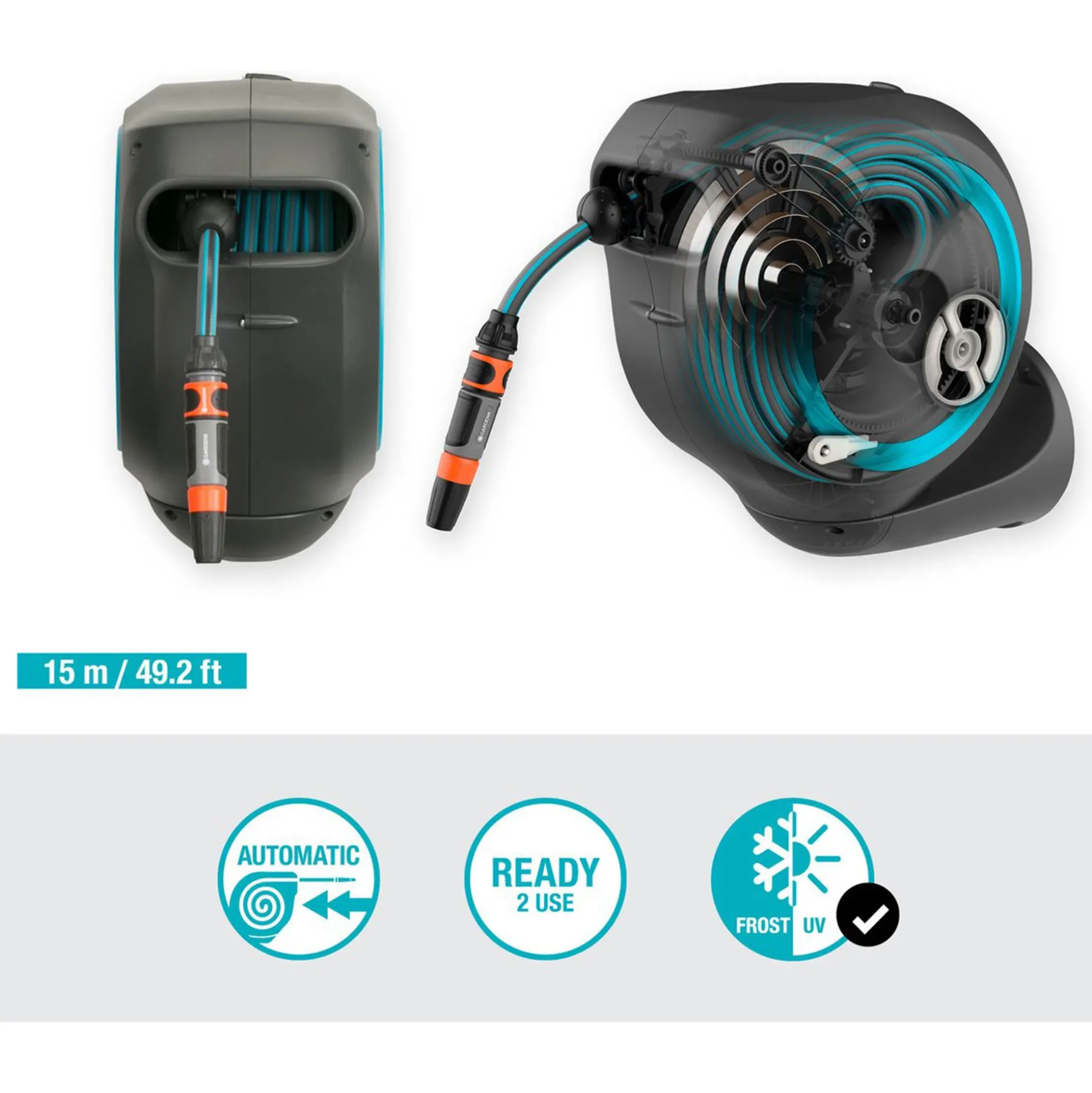 Wand slangenbox 15 RollUp S Gardena