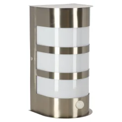 Wandlamp Bardolino RVS bewegingssensor Diamant
