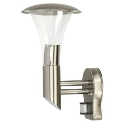 Wandlamp Belluno RVS bewegingssensor Diamant