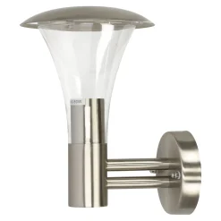 Wandlamp Belluno RVS staand Diamant