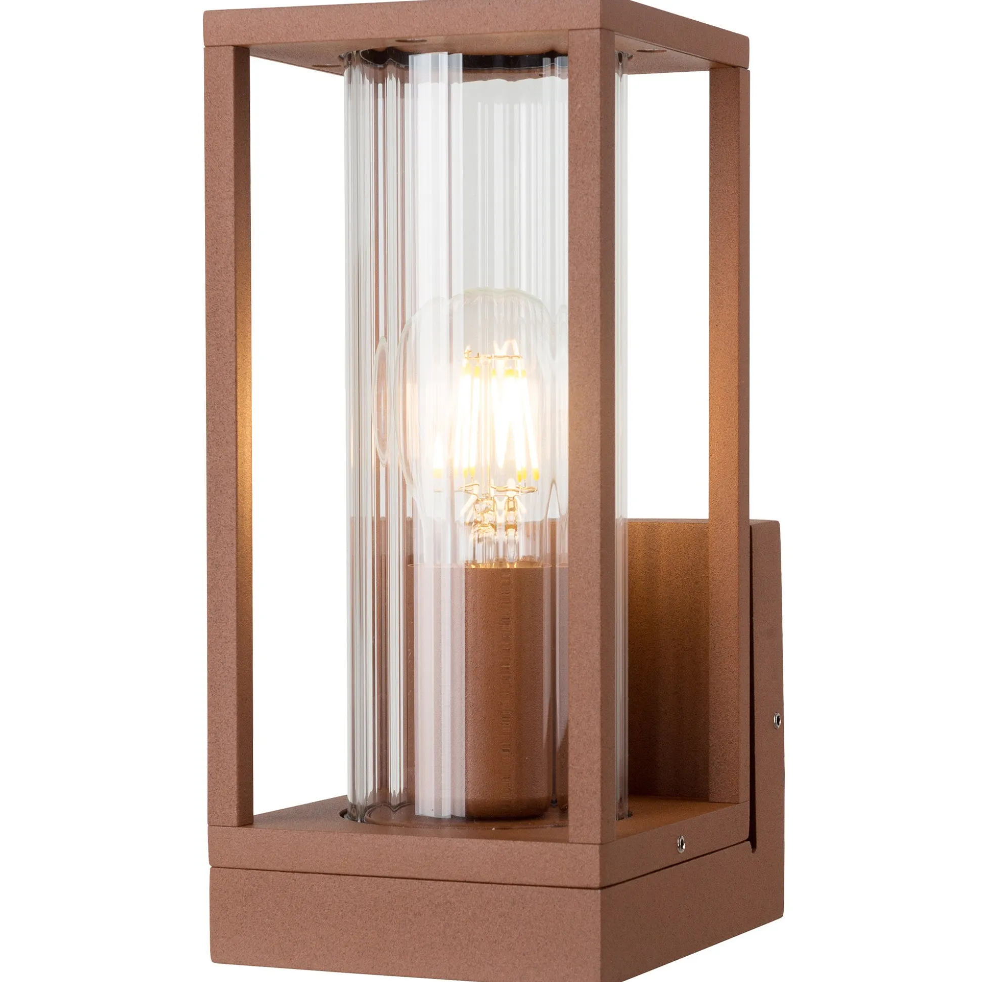 Wandlamp Dogato bruin