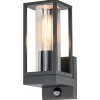 Wandlamp Dogato zwart + sensor