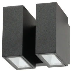 Wandlamp LED Perelli dubbel Diamant