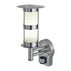Wandlamp Piacenza RVS bewegingssensor Diamant